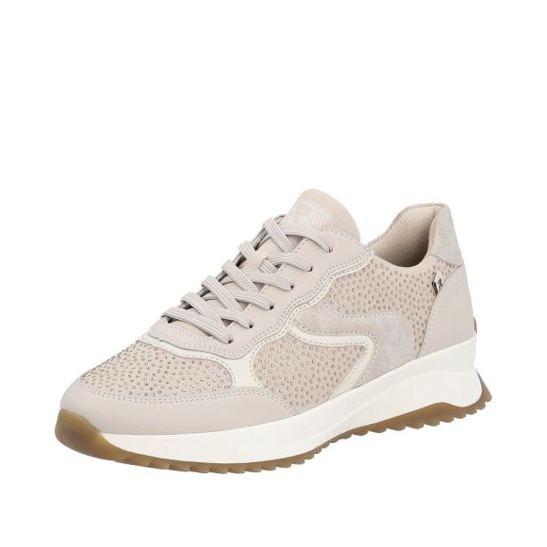 Rieker EVOLUTION Women's shoes | Style W1304 Athletic Lace-up - Pink | Free Delivery