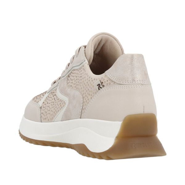 Rieker EVOLUTION Women's shoes | Style W1304 Athletic Lace-up - Pink | Free Delivery