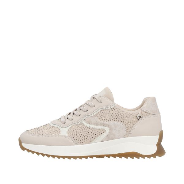 Rieker EVOLUTION Women's shoes | Style W1304 Athletic Lace-up - Pink | Free Delivery