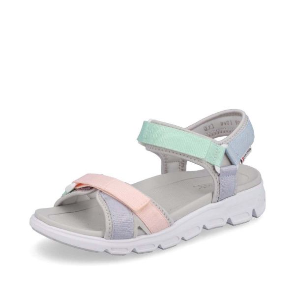 Rieker EVOLUTION Women's sandals | Style V8401 Athletic Trekking - Multi | Free Delivery