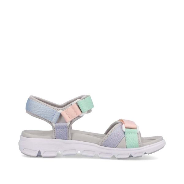 Rieker EVOLUTION Women's sandals | Style V8401 Athletic Trekking - Multi | Free Delivery