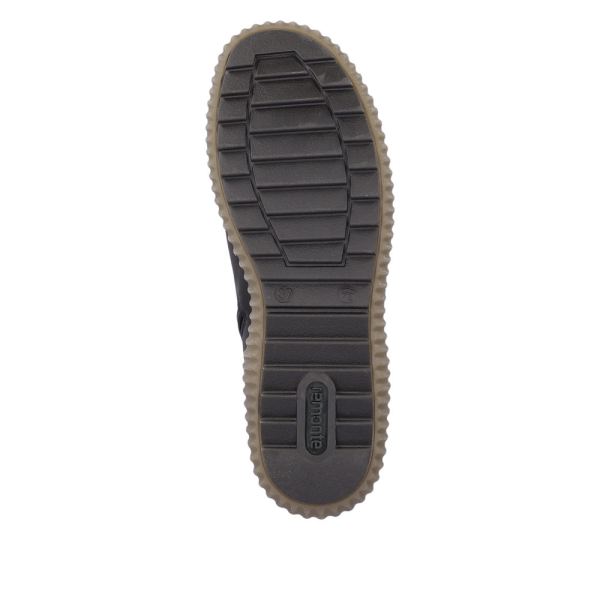 Remonte Leather Women's Mid Height Boots| R8276-01 Mid-height Boots - Black Combination | Free Delivery