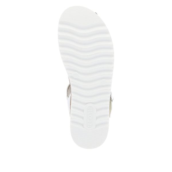 Remonte Women's sandals | Style D0Q55 Casual Sandal - Silver\/Platinum | Free Delivery