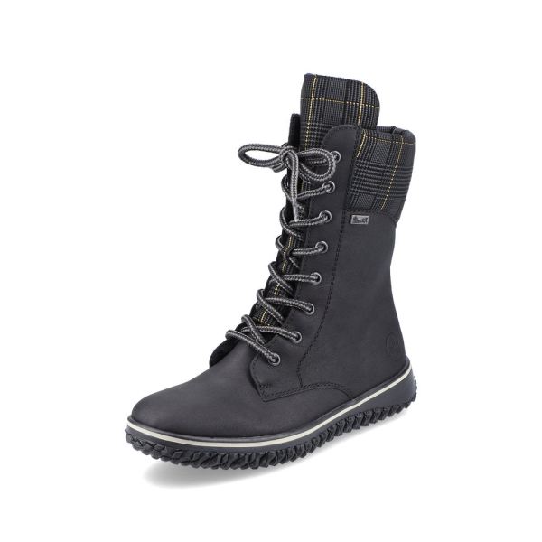 Rieker Synthetic leather Women's Mid height boots| Z4245 Mid-height Boots - Black | Free Delivery