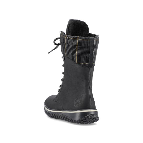 Rieker Synthetic leather Women's Mid height boots| Z4245 Mid-height Boots - Black | Free Delivery