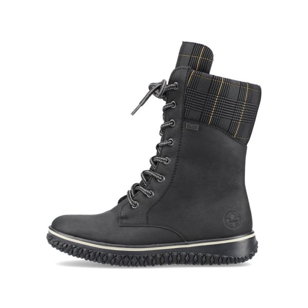 Rieker Synthetic leather Women's Mid height boots| Z4245 Mid-height Boots - Black | Free Delivery