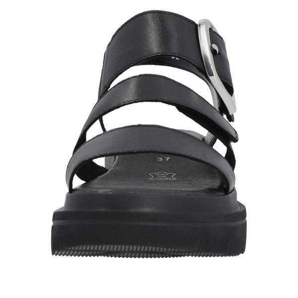 Rieker EVOLUTION Women's sandals | Style W1650 Casual Sandal - Black | Free Delivery