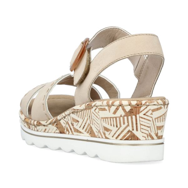 Rieker Women's sandals | Style 67173 Dress Sandal - Beige | Free Delivery