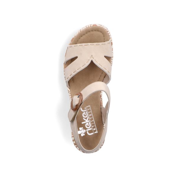Rieker Women's sandals | Style 67173 Dress Sandal - Beige | Free Delivery