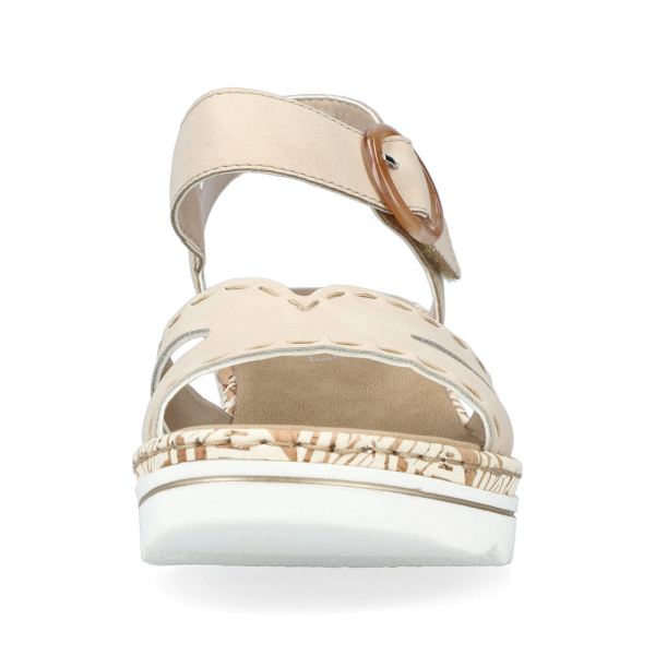Rieker Women's sandals | Style 67173 Dress Sandal - Beige | Free Delivery