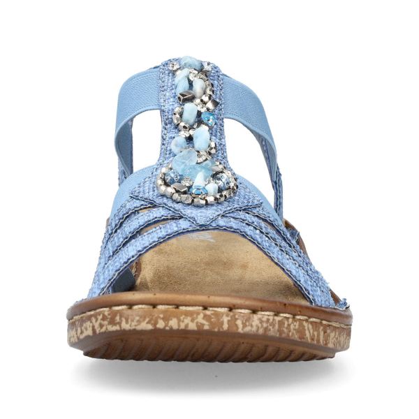 Rieker Women's sandals | Style 62858 Casual Sandal - Blue | Free Delivery