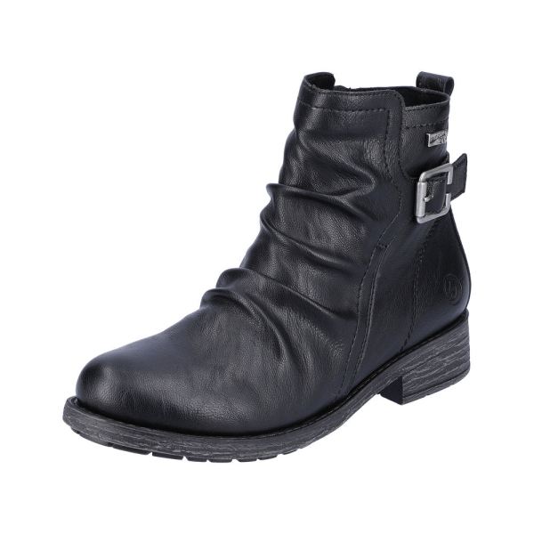 Remonte Synthetic Material Women's mid height boots| D8082 Mid-height Boots - Black | Free Delivery