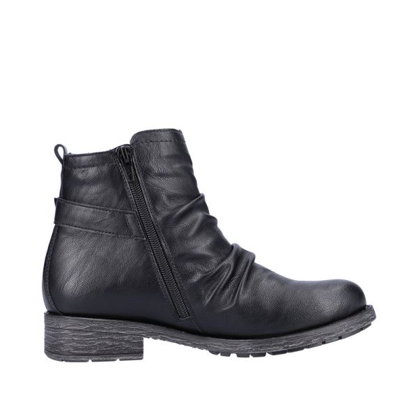Remonte Synthetic Material Women's mid height boots| D8082 Mid-height Boots - Black | Free Delivery