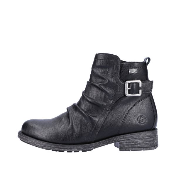 Remonte Synthetic Material Women's mid height boots| D8082 Mid-height Boots - Black | Free Delivery