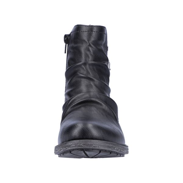 Remonte Synthetic Material Women's mid height boots| D8082 Mid-height Boots - Black | Free Delivery