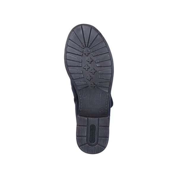 Remonte Synthetic Material Women's mid height boots| D8082 Mid-height Boots - Black | Free Delivery