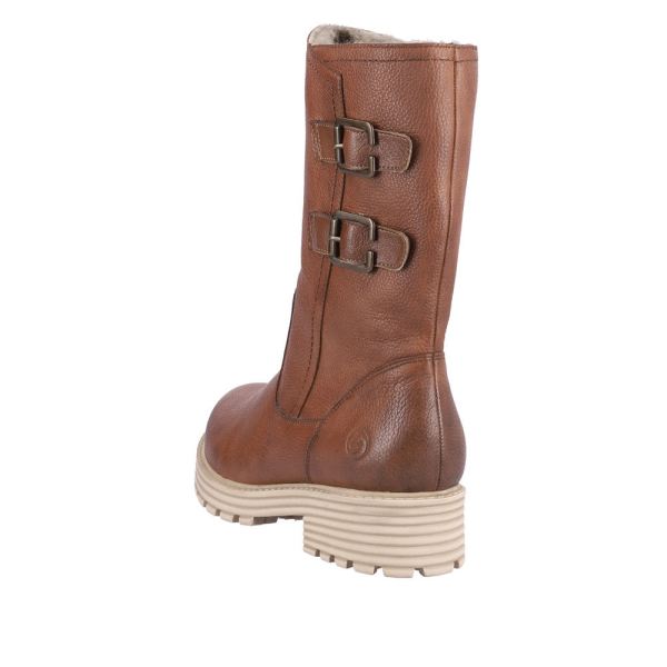 Remonte Leather Women's Mid Height Boots| D0W76 Mid-height Boots - Brown | Free Delivery
