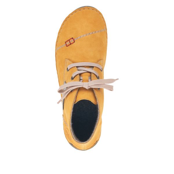 Rieker Synthetic Material Women's short boots| 52543 Ankle Boots - Yellow | Free Delivery