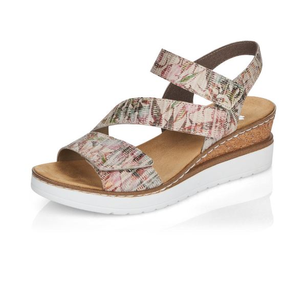 Rieker Women's sandals | Style V3887 Dress Sandal - Multi | Free Delivery