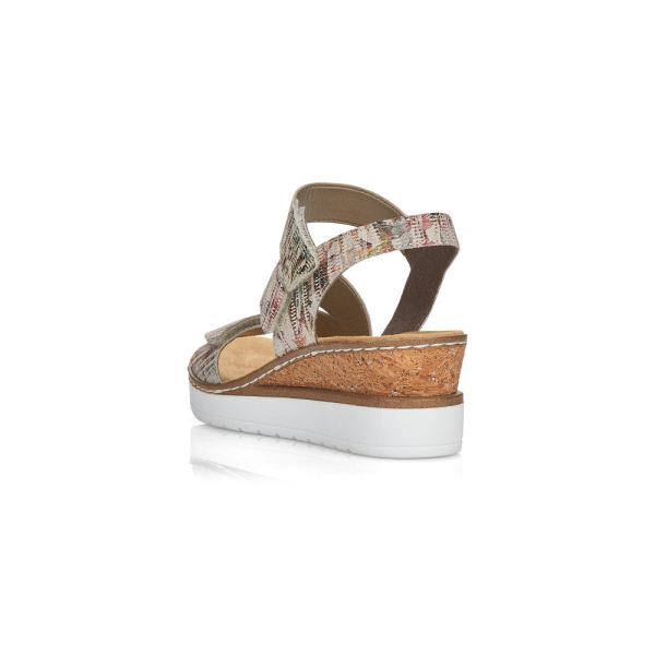 Rieker Women's sandals | Style V3887 Dress Sandal - Multi | Free Delivery