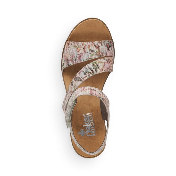 Rieker Women's sandals | Style V3887 Dress Sandal - Multi | Free Delivery