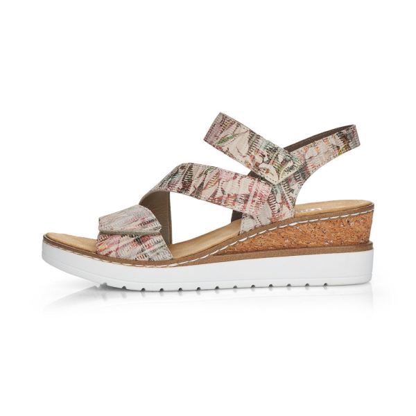 Rieker Women's sandals | Style V3887 Dress Sandal - Multi | Free Delivery