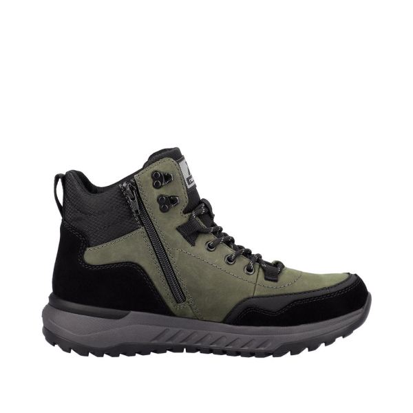 Rieker EVOLUTION Suede Leather Men's Boots| U0169 Ankle BootsFiber Grip - Black | Free Delivery
