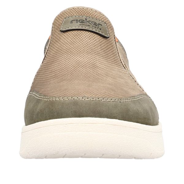 Rieker Men's shoes | Style B7853 Casual Slip-on - Beige | Free Delivery