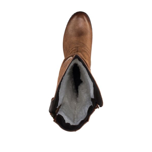 Rieker Synthetic Material Women's' Tall Boots| 93655 Tall Boots - Brown | Free Delivery