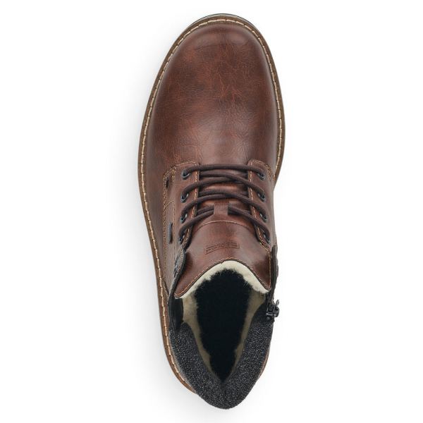 Rieker Synthetic leather Men's boots| 38434 Ankle Boots - Brown | Free Delivery