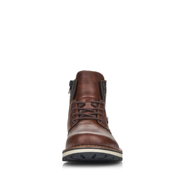 Rieker Synthetic leather Men's boots| 38434 Ankle Boots - Brown | Free Delivery
