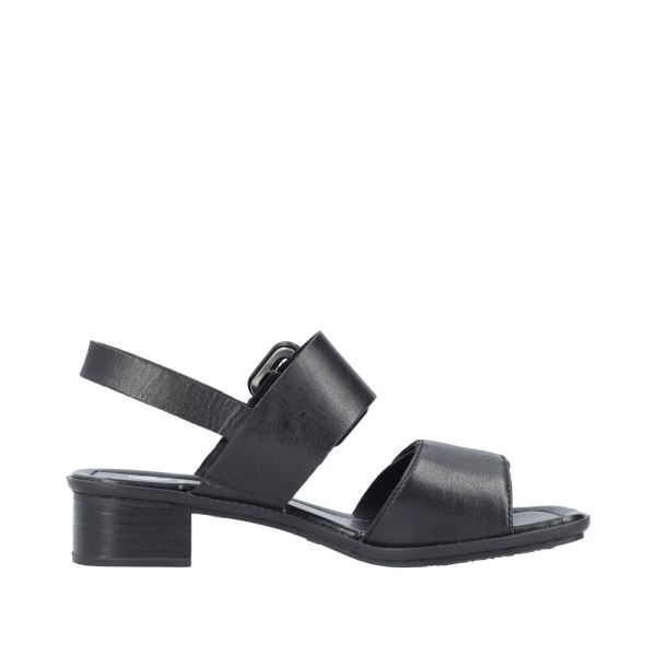 Rieker Women's sandals | Style 62663 Dress Sandal - Black | Free Delivery