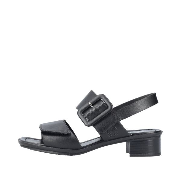 Rieker Women's sandals | Style 62663 Dress Sandal - Black | Free Delivery