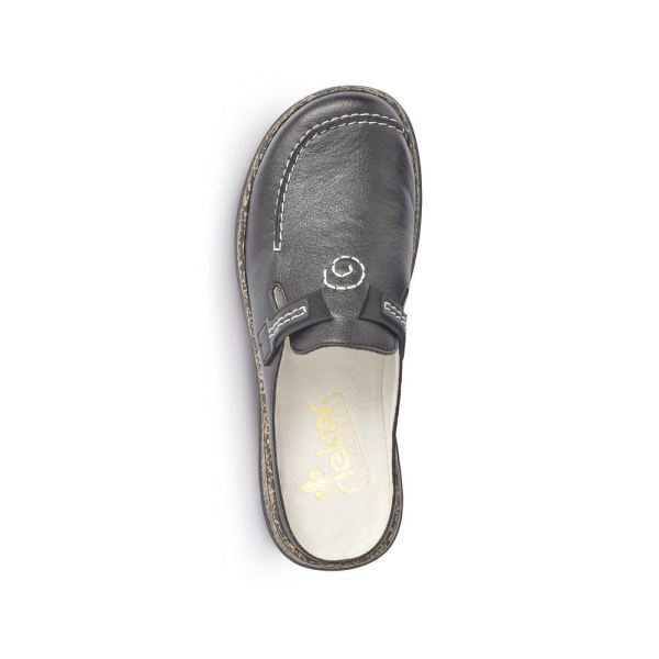 Rieker Women's shoes | Style 46393 Casual Clog - Black | Free Delivery