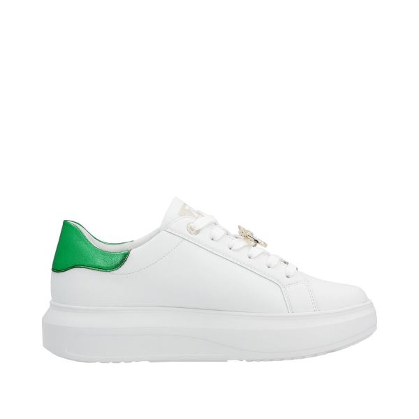 Rieker EVOLUTION Women's shoes | Style W1202 Athletic Lace-up - Green | Free Delivery