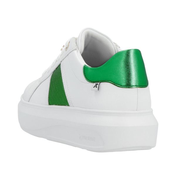 Rieker EVOLUTION Women's shoes | Style W1202 Athletic Lace-up - Green | Free Delivery