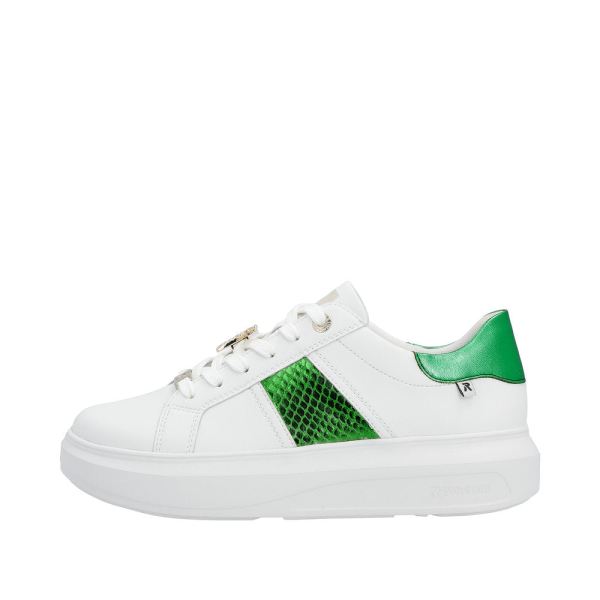 Rieker EVOLUTION Women's shoes | Style W1202 Athletic Lace-up - Green | Free Delivery