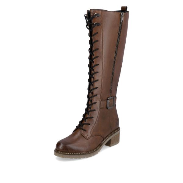 Remonte Leather Women's' Tall Boots| D1A74 Tall Boots - Brown | Free Delivery