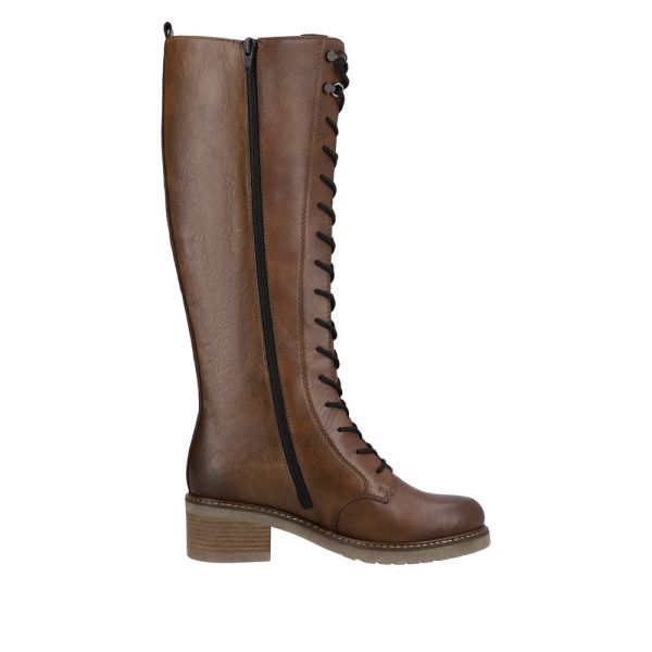 Remonte Leather Women's' Tall Boots| D1A74 Tall Boots - Brown | Free Delivery