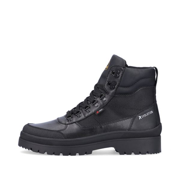 Rieker EVOLUTION Synthetic leather Men's boots| U0270 Ankle Boots - Black | Free Delivery