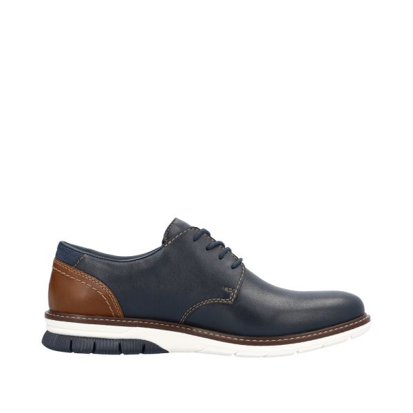 Rieker Men's shoes | Style 14416 Dress Lace-up - Blue | Free Delivery
