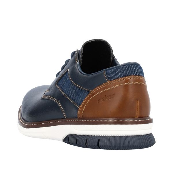 Rieker Men's shoes | Style 14416 Dress Lace-up - Blue | Free Delivery