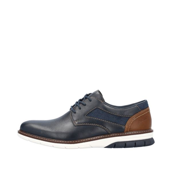 Rieker Men's shoes | Style 14416 Dress Lace-up - Blue | Free Delivery