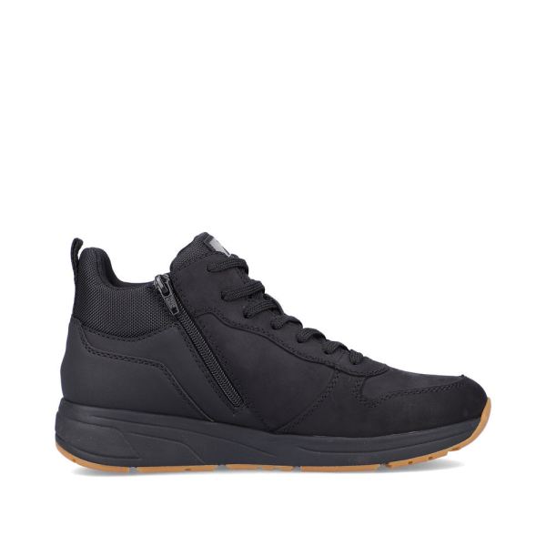 Rieker EVOLUTION Suede leather Men's boots| 07060 Ankle Boots - Black | Free Delivery