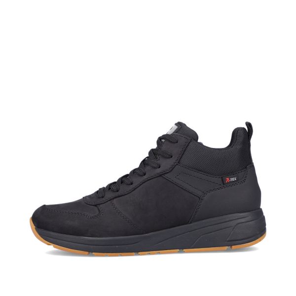 Rieker EVOLUTION Suede leather Men's boots| 07060 Ankle Boots - Black | Free Delivery