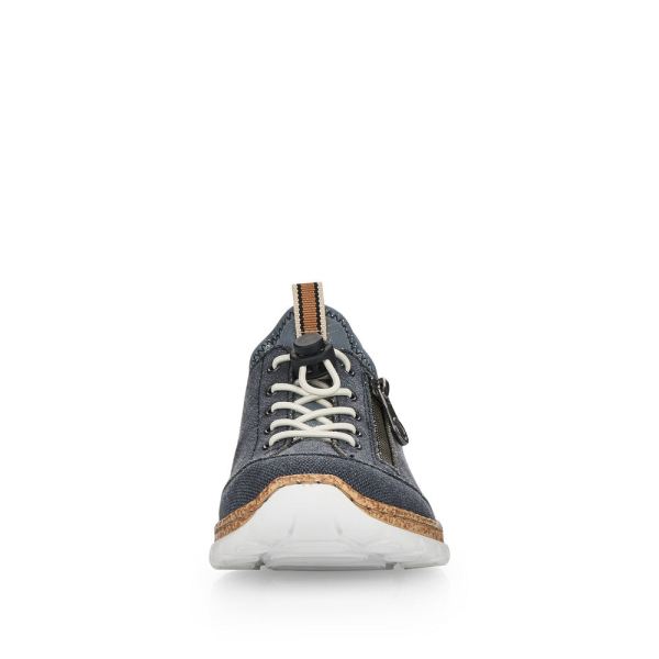 Rieker Women's shoes | Style N4263 Athletic Slip-on - Blue | Free Delivery