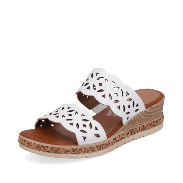 Remonte Women's sandals | Style D3065 Casual Mule - White | Free Delivery