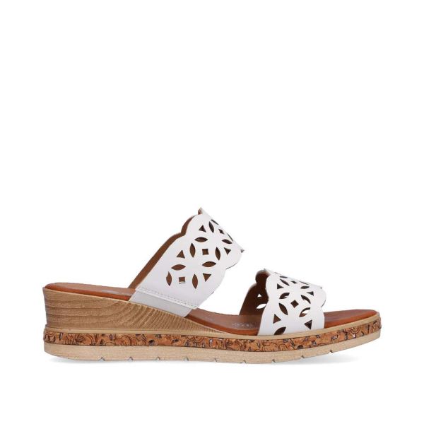 Remonte Women's sandals | Style D3065 Casual Mule - White | Free Delivery