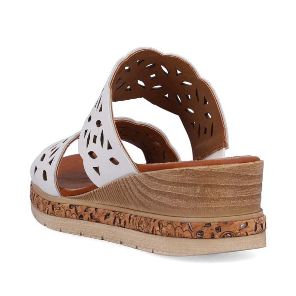 Remonte Women's sandals | Style D3065 Casual Mule - White | Free Delivery