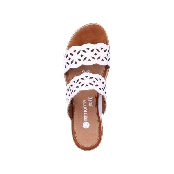 Remonte Women's sandals | Style D3065 Casual Mule - White | Free Delivery
